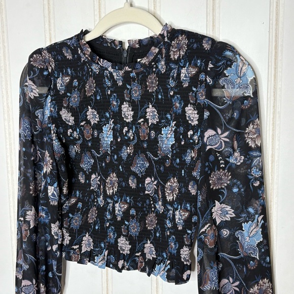 Wilfred Temptest Blouse Blue Sz XS 377 - Picture 8 of 10
